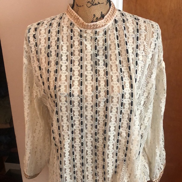 Free people New Romantics lace embellished top - Picture 2 of 10